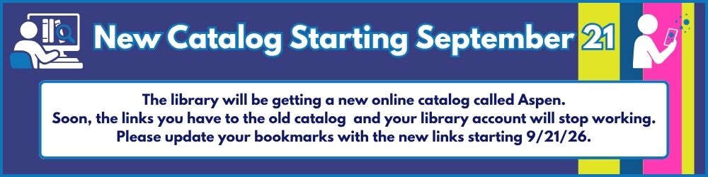 New catalog starting September 21. Please update all bookmarks.